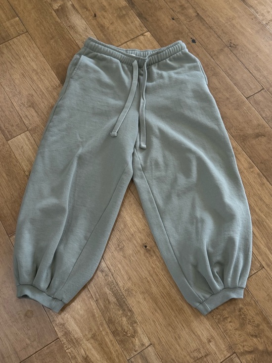 Risen Soft Slouchy Sage Green Jogger Pants - Picture 7 of 15